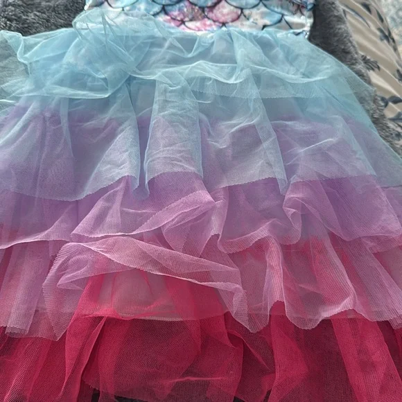 Colorful Mermaid Dress for Kids - Picture 4 of 8